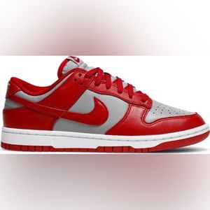 Nike Gradeschool UNLV Red and Grey Nike Dunks Low Size 6.5 kids